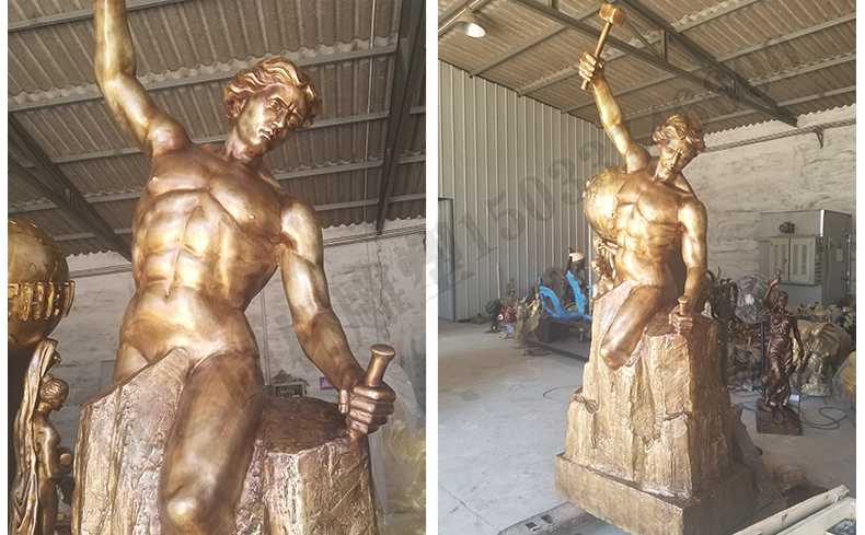 雕刻自我人物雕塑，銅雕刻自我雕塑，自我雕刻人物銅雕塑