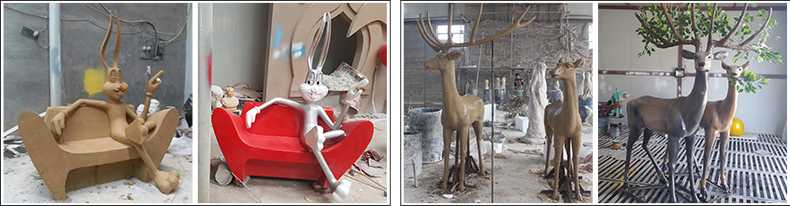 玻璃鋼雕塑制作流程，仿真景觀雕塑廠家