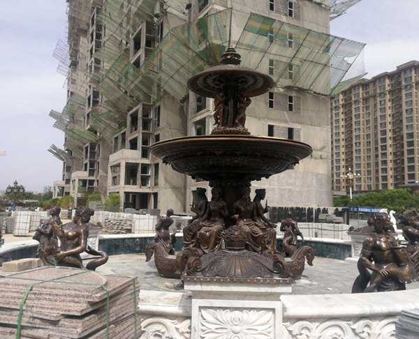 景觀雕塑定制，大型銅雕塑工廠