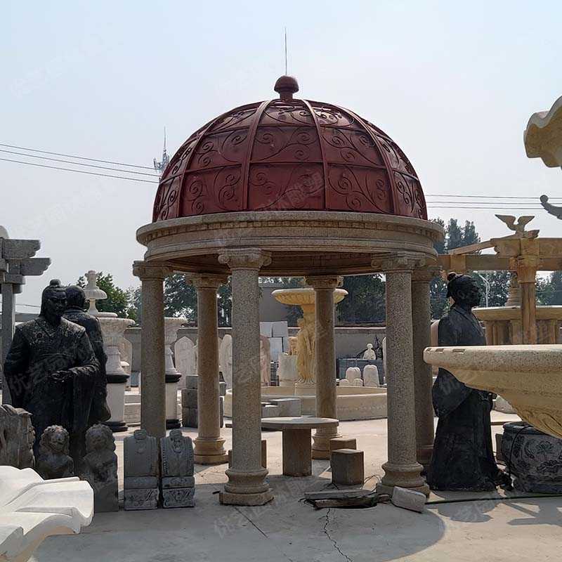 景觀雕塑定制，石雕涼亭如何保養(yǎng)