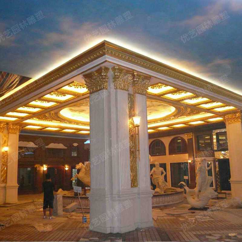 羅馬柱，室內(nèi)羅馬柱