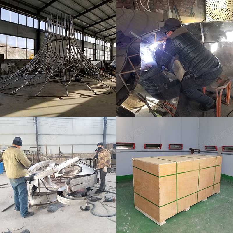 不銹鋼雕塑廠家，景觀雕塑定制